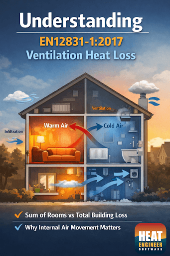 Understanding EN 12831: Why Room Heat Losses Don’t Match Building Heat Loss